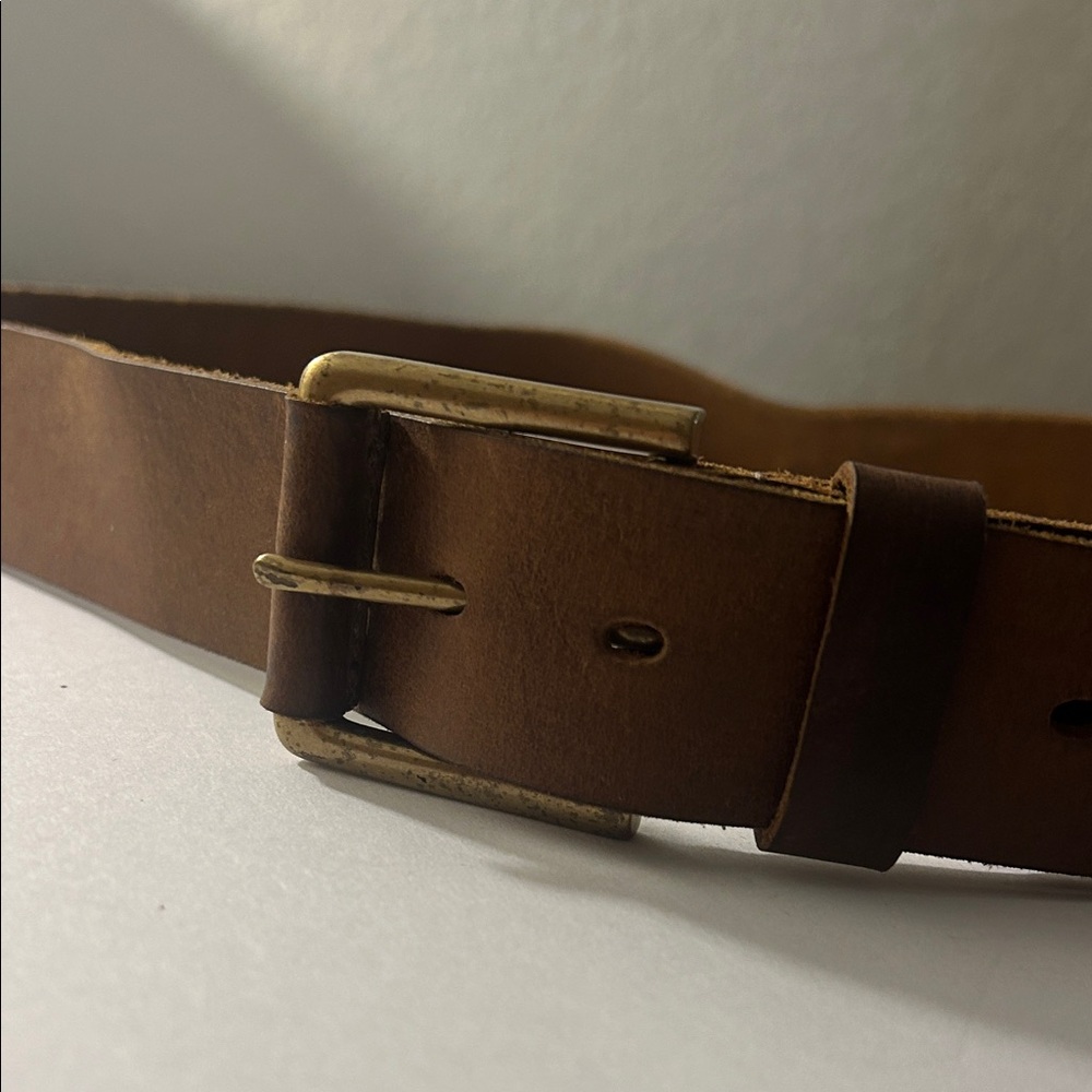 Timberland Brown Leather Men's Belt